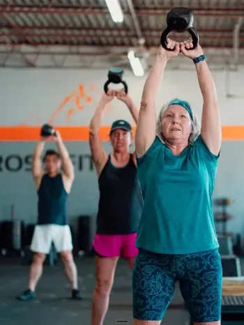 Fitness Over 50 class at CrossFit Solus in Sherman, TX